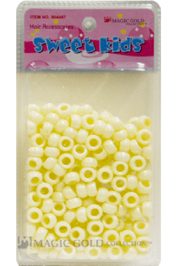 Sweet Kids Hair Beads - Ivory #1975