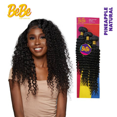 BeBe 100% Virgin Human Hair Multipack - Pineapple Wave