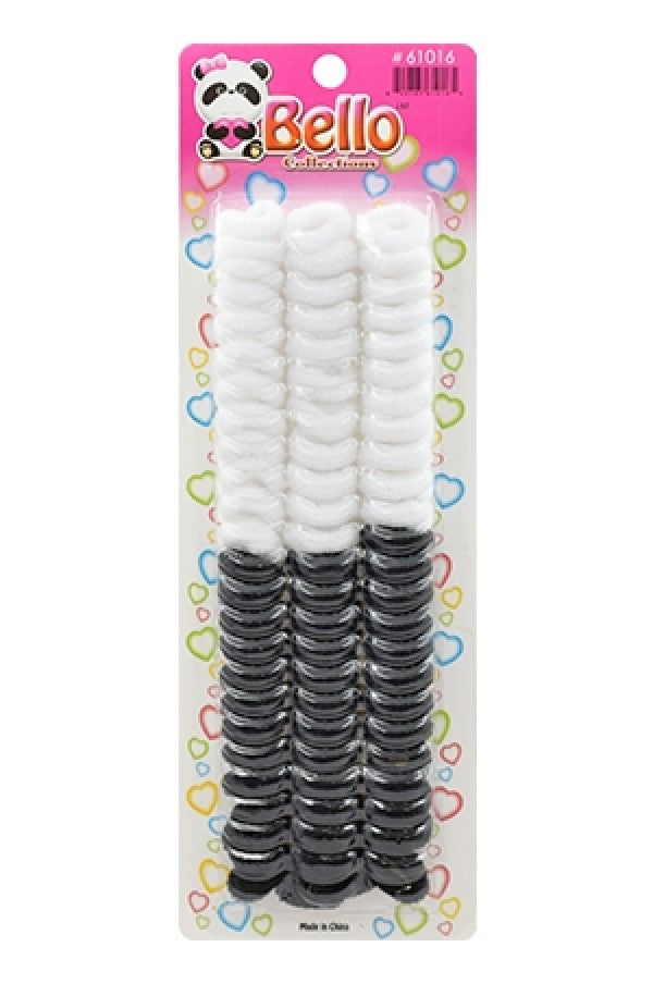 Bello O-Ring Small Ponytailers - Black & White #61016