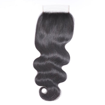 4X4 12A Virgin Lace Closure - Body Wave
