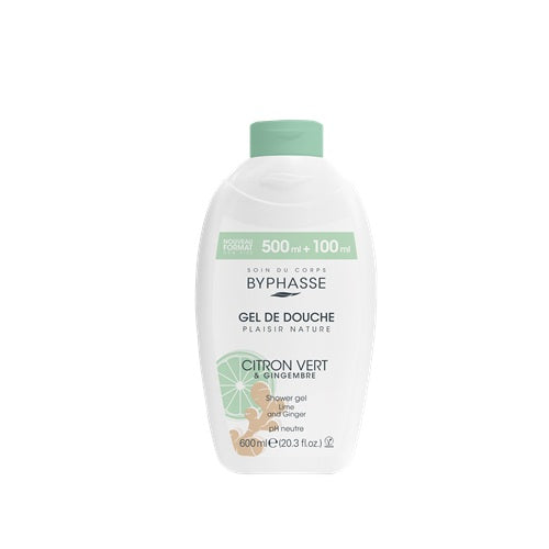 Byphasse BYPHASSE GEL DE DOUCHE PLAISIR NATURE CITRON VERT & GINGEMBRE - Authentic Skincare Treatment