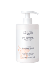 Byphasse BYPHASSE LAIT CORPOREL NUTRITIF À L’HUILE D’AMANDE DOUCE POMPE - Authentic Skincare Treatment