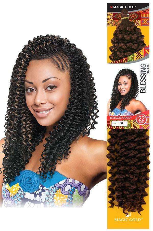 Magic Gold Blessing Braid 22"