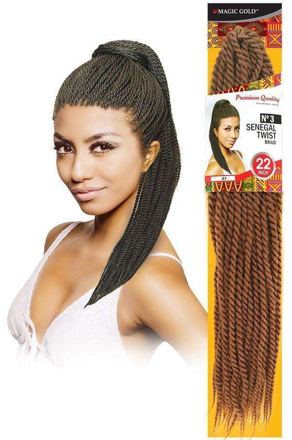 Magic Gold Senegal Twist Braid #3 22"
