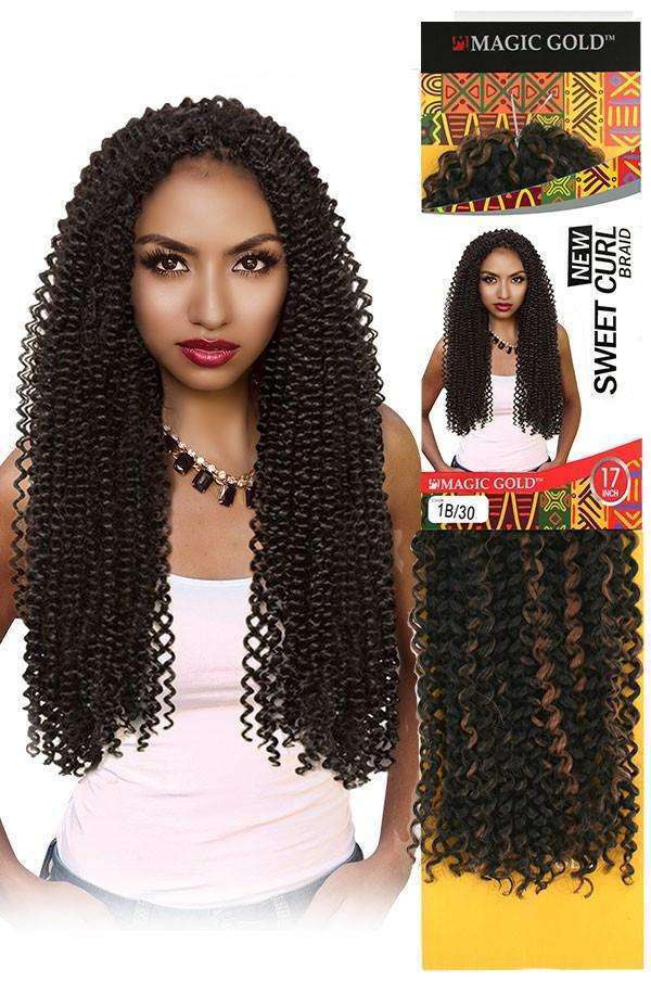 Magic Gold New Sweet Curl Braid 17"