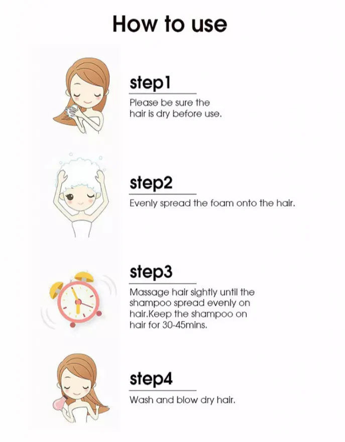 Dexe Color Foam Bubble Shampoo Packette Box