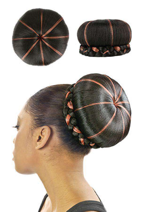 Magic Gold Drawstring Donut & Braid Bun Large