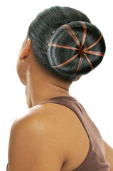 Magic Gold Drawstring Bun Donut & Braid