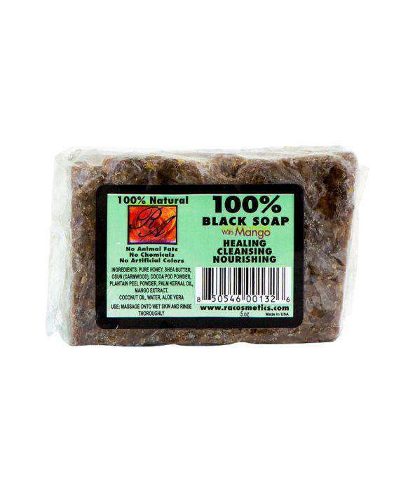 RA Cosmetics Black Soap Bar With Mango
