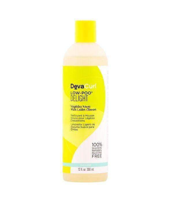 DevaCurl Low-Poo Delight Weightless Waves Mild Lather Cleanser 12oz