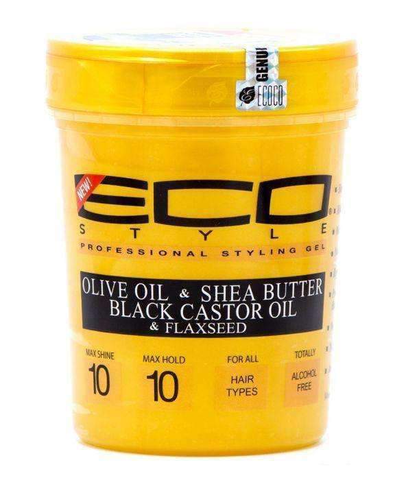 Eco Style Gold Olive Oil & Shea Butter Black Castor Oil & Flaxseed Styling Gel 32oz