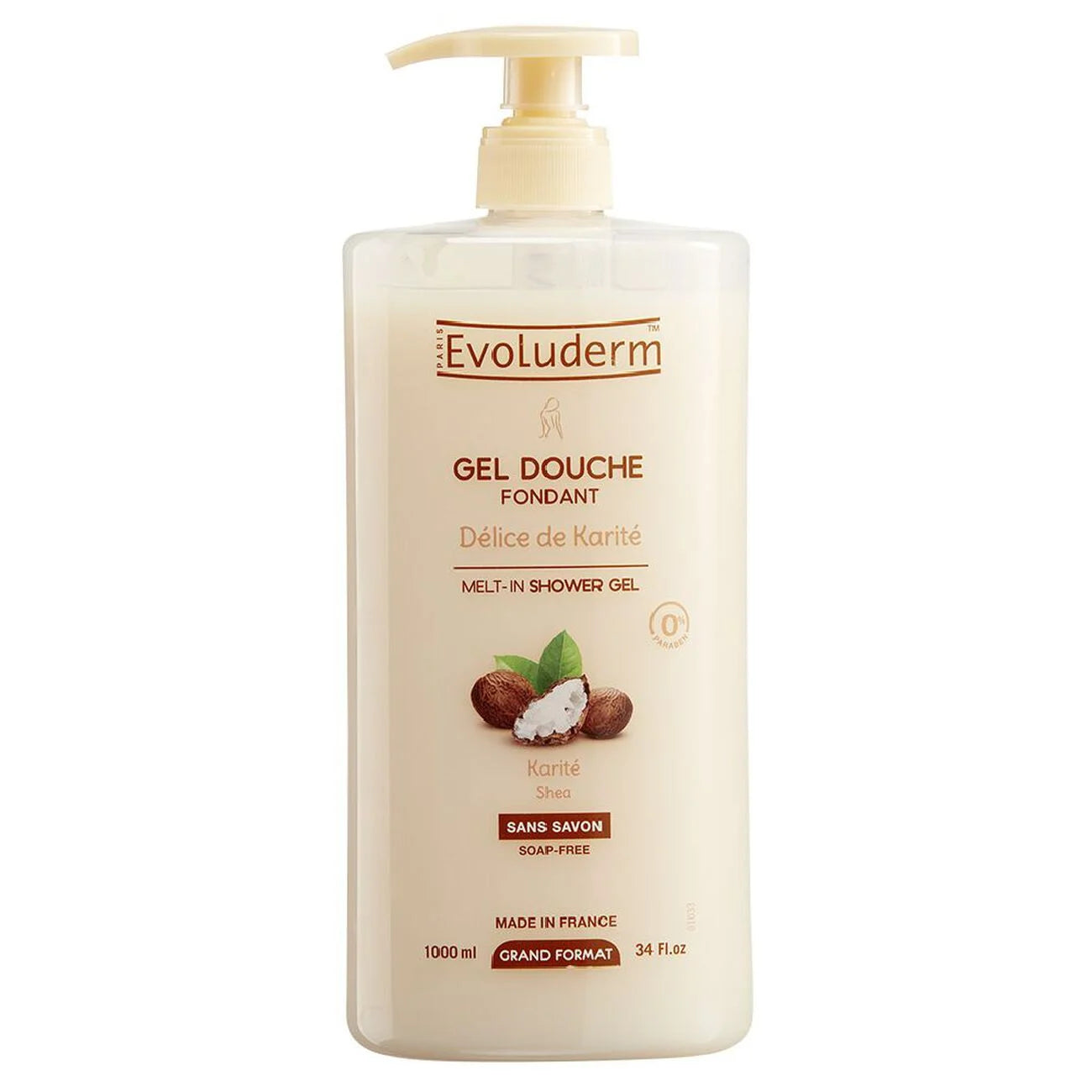 Evoluderm - Shea Butter Melt-in-the-Mouth Shower Gel 34 oz image 0