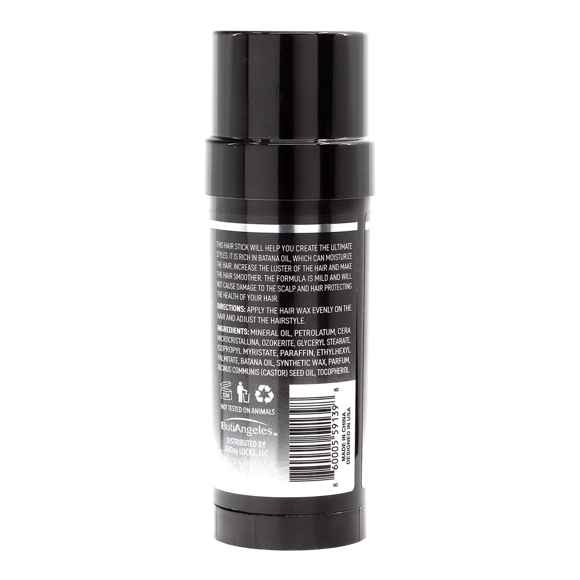 AFRICAN BLACK CONTROL Batana Hair Wax Stick (2.1oz)
