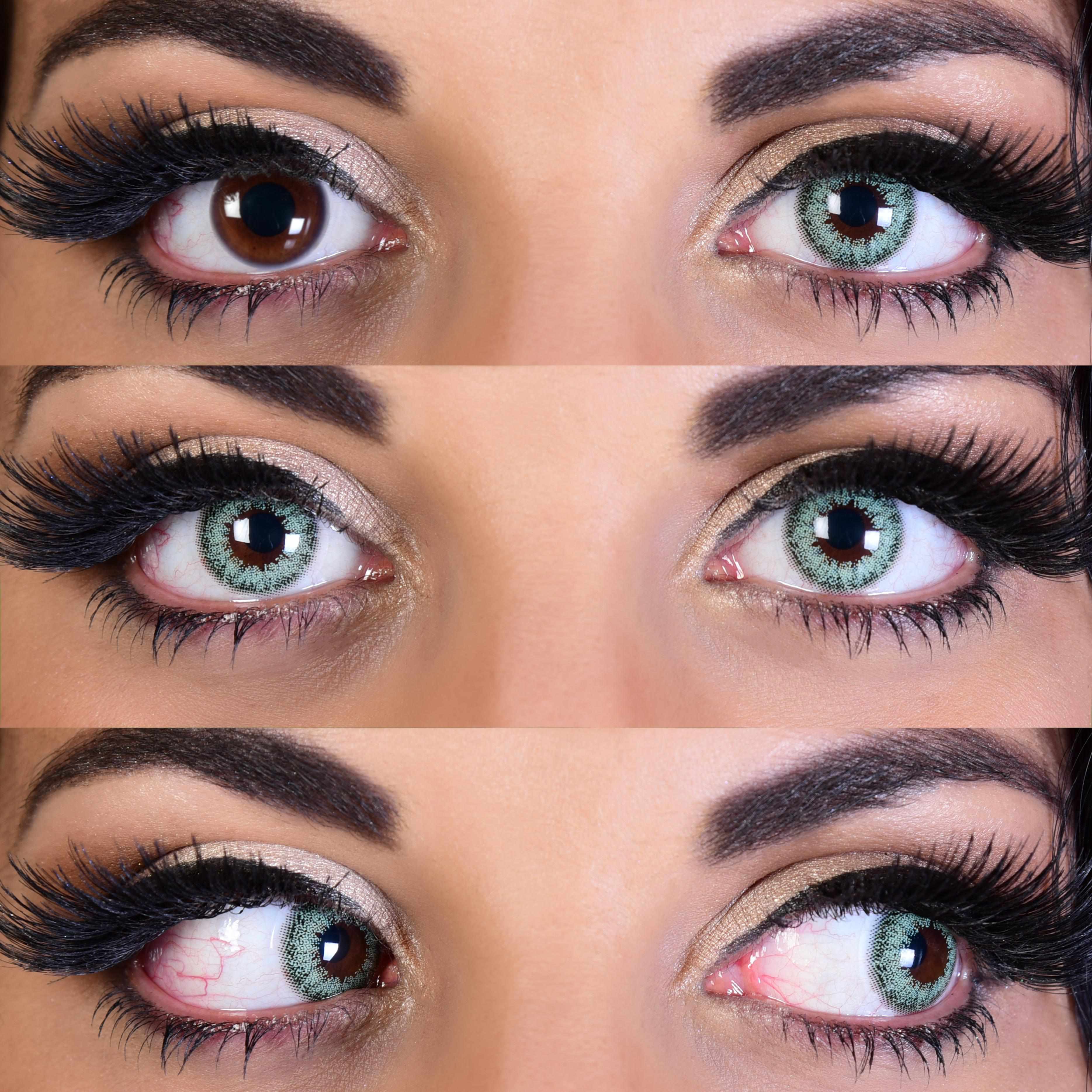 PRIMAL®  Celestial Jade - Green Colored Contact Lenses