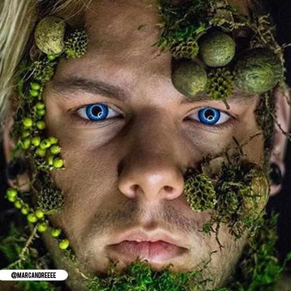 PRIMAL ® Chucky - Vivid Blue Colored Contact Lenses