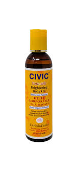 Civic CIVIC® TURMERIC HUILE Corporelle Éclaircissante - Authentic Skincare Treatment