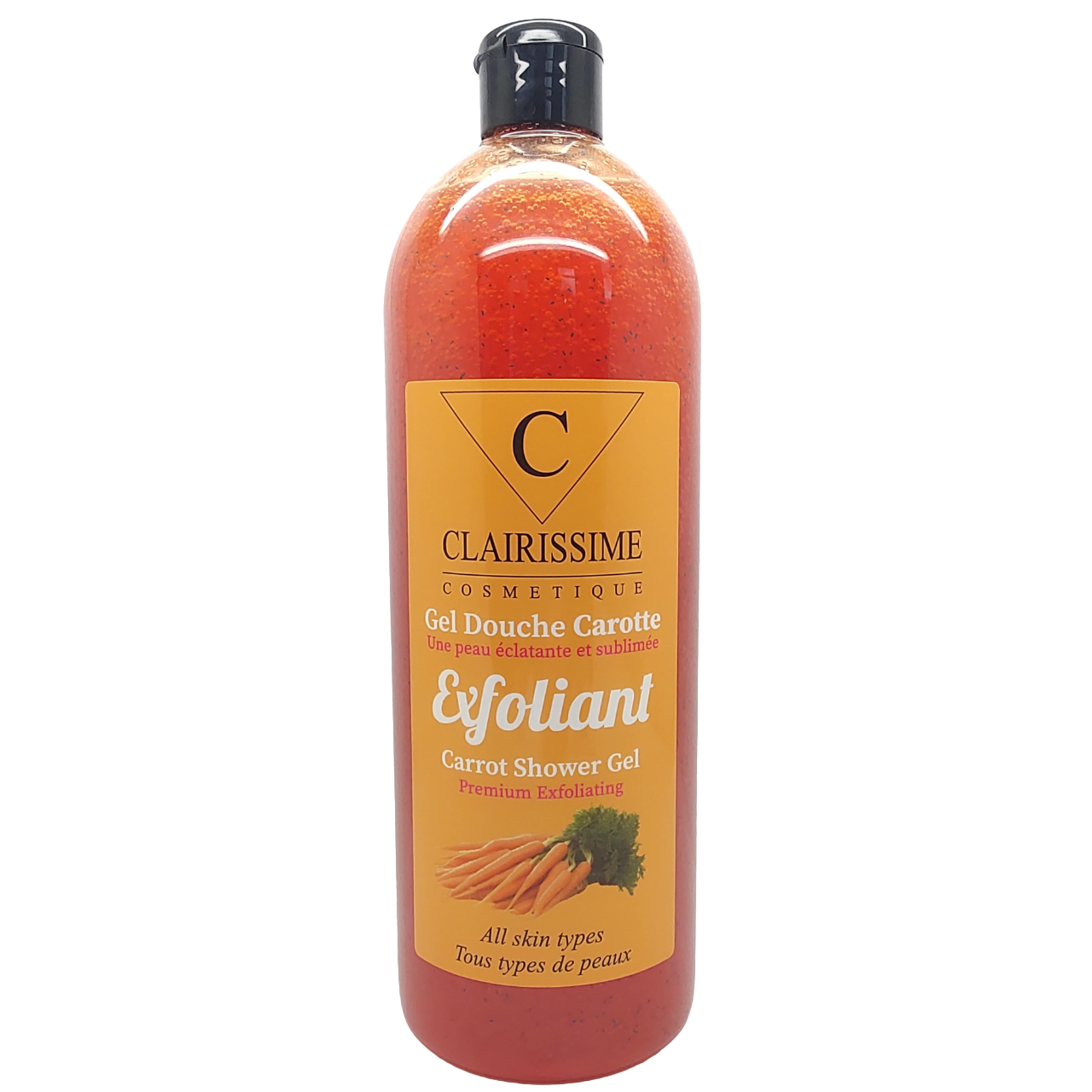 Clairissime Cosmétique CLAIRISSIME® GEL DOUCHE CAROTTE - Authentic Skincare Treatment
