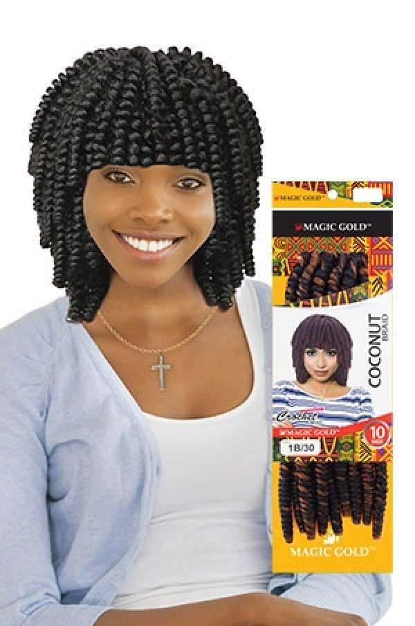 Magic Gold Coconut Braid 10"