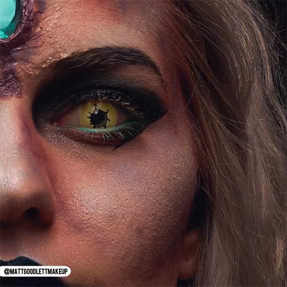 PRIMAL ® Contagion I - Grey & Black Colored Contact Lenses