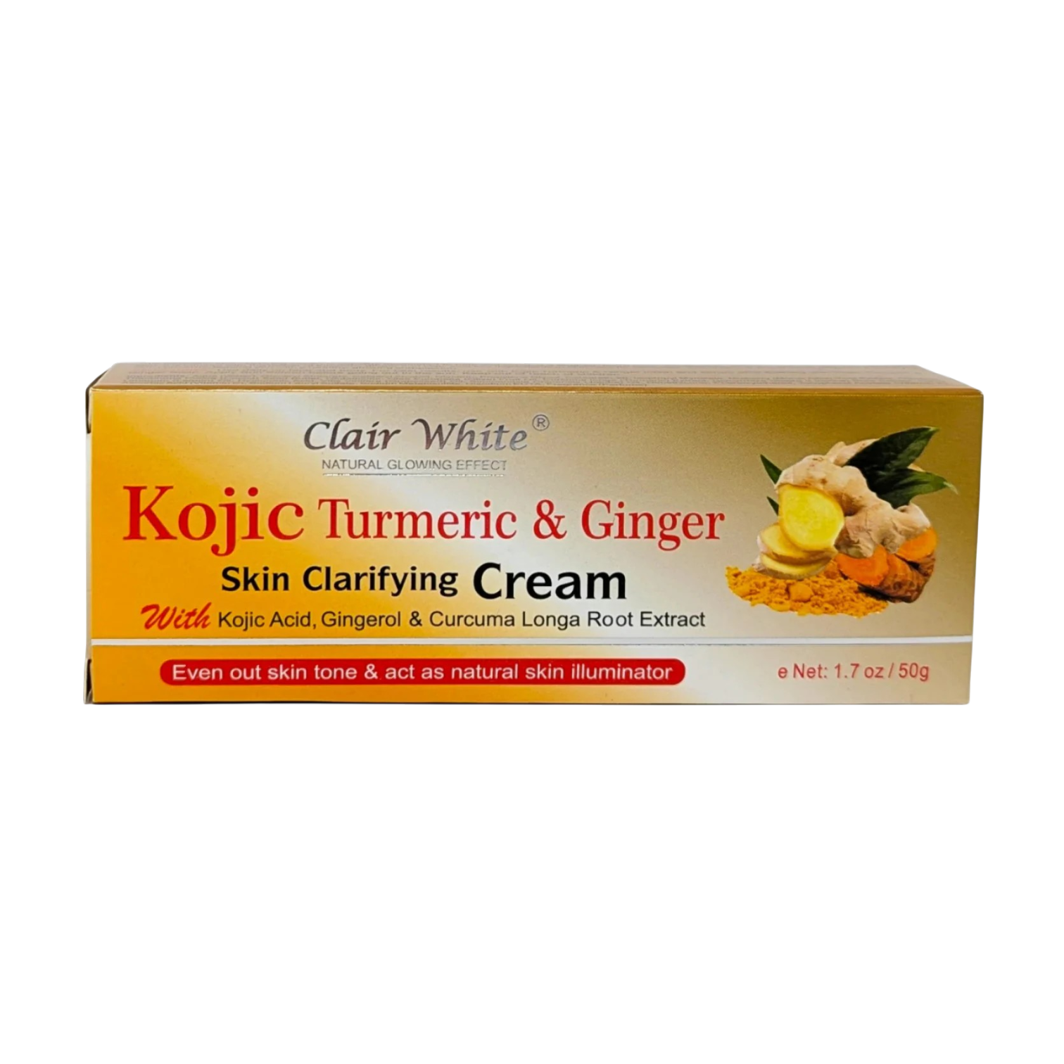 Clair White CLAIR WHITE® KOJIC Curcuma et Gingembre CRÈME Clarifiante - Authentic Skincare Treatment