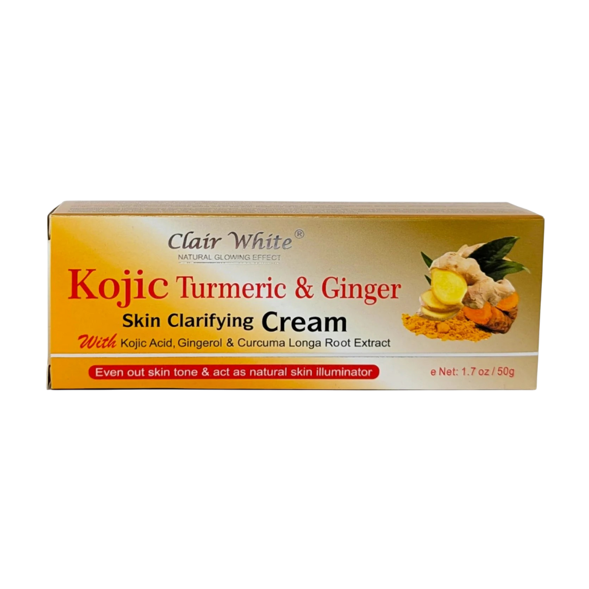 Clair White CLAIR WHITE® KOJIC Curcuma et Gingembre CRÈME Clarifiante - Authentic Skincare Treatment