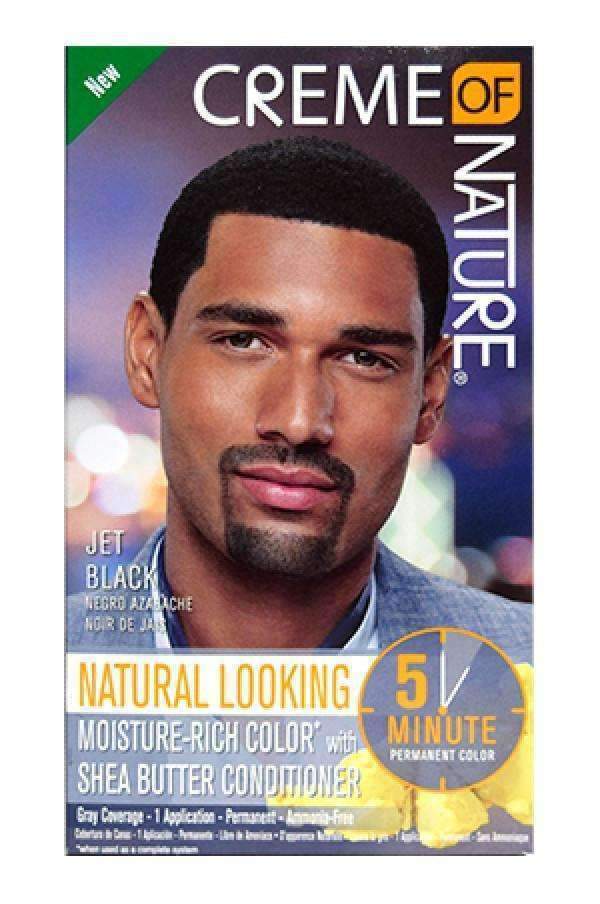 Creme Of Nature Men's Moisture Rich Liquid Hair Color- #3 Jet Black