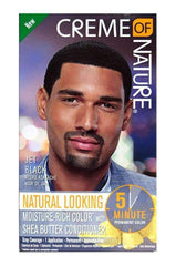 Creme Of Nature Men's Moisture Rich Liquid Hair Color- #3 Jet Black