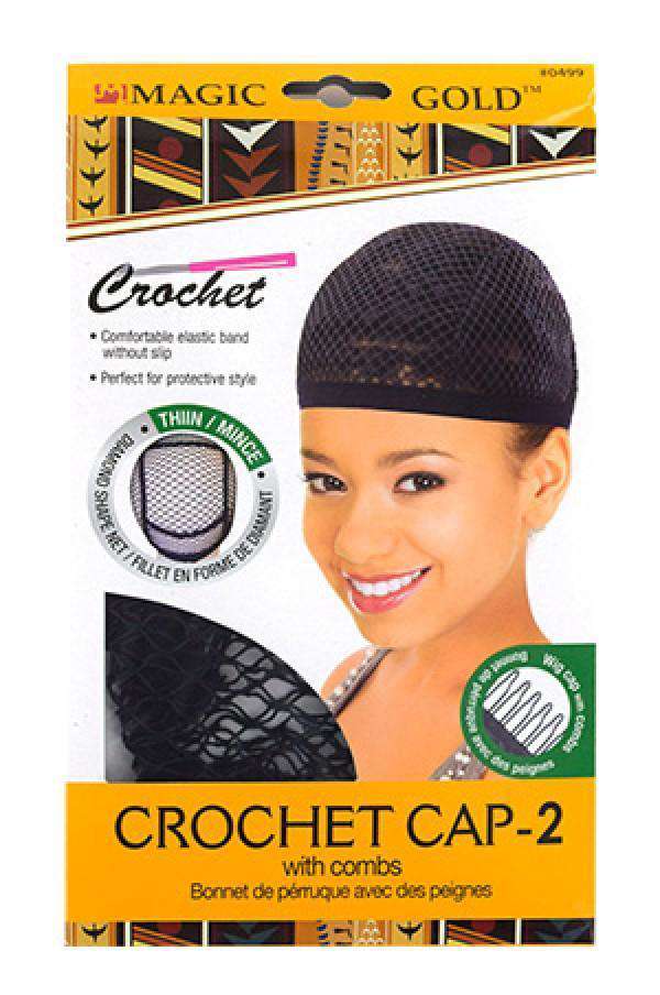 Magic Gold Thin Crochet Cap MGC-#0499