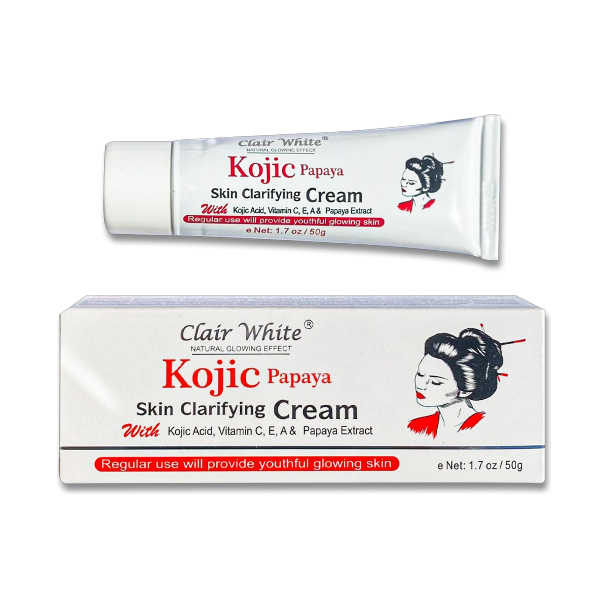 Clair White CLAIR WHITE® KOJIC Papaya CRÈME Clarifiante - Authentic Skincare Treatment