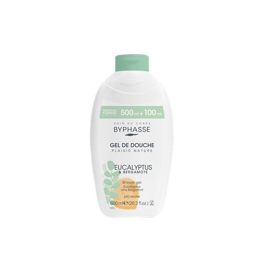 BYPHASSE eucalyptus &amp; bergamot shower gel 600 ml image 0