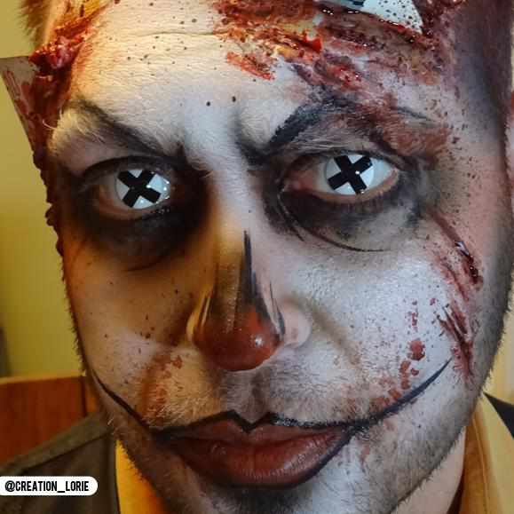 PRIMAL ® Deadman I - Black & White Colored Contacts