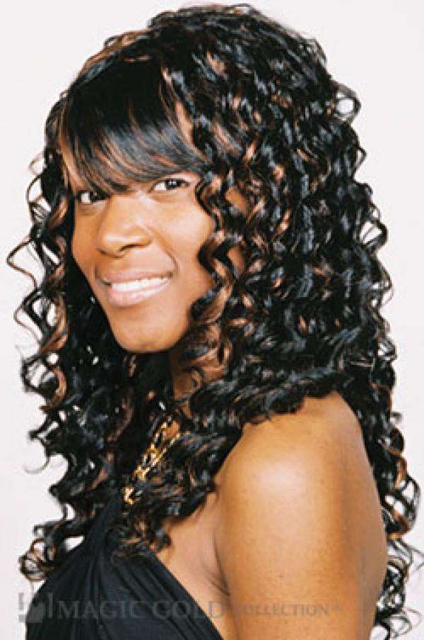 Magic Gold Quality Premium Synthetic Hair Weave Deep 14"