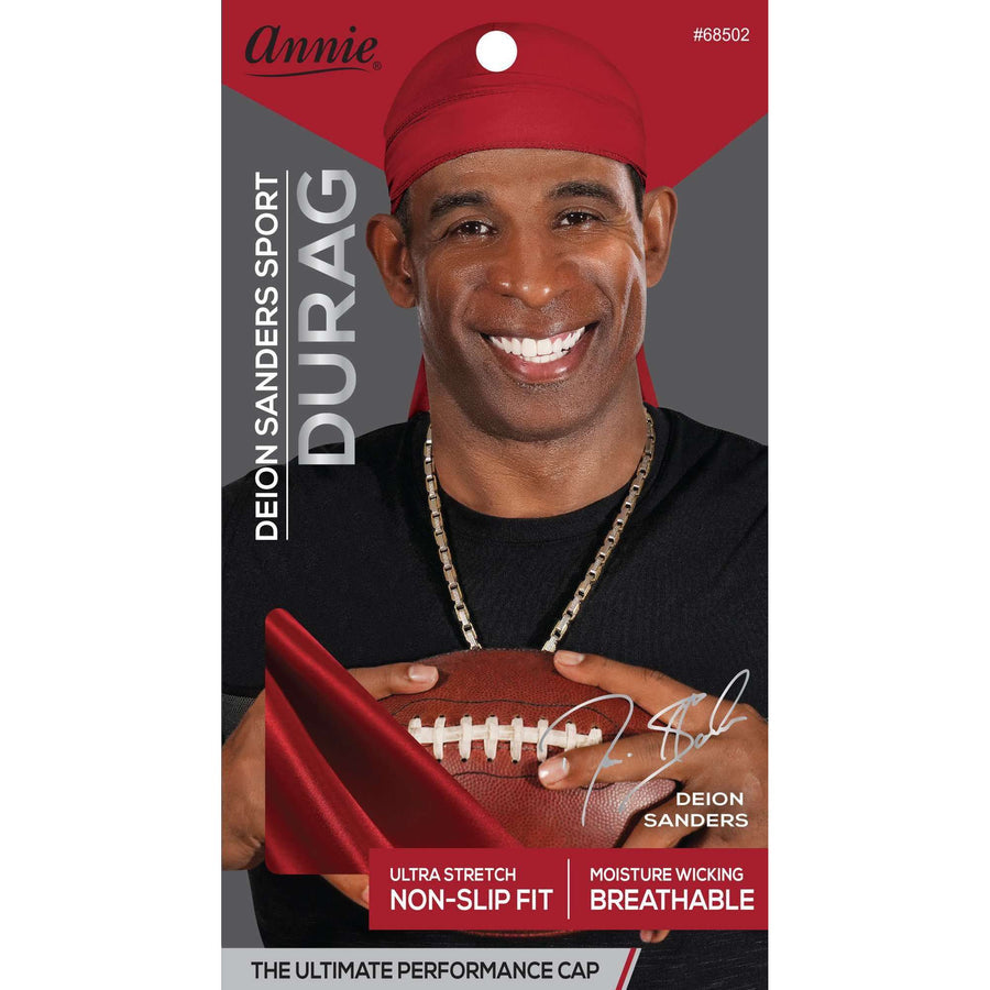 Annie Deion Sanders Sport Durag - Red #68502