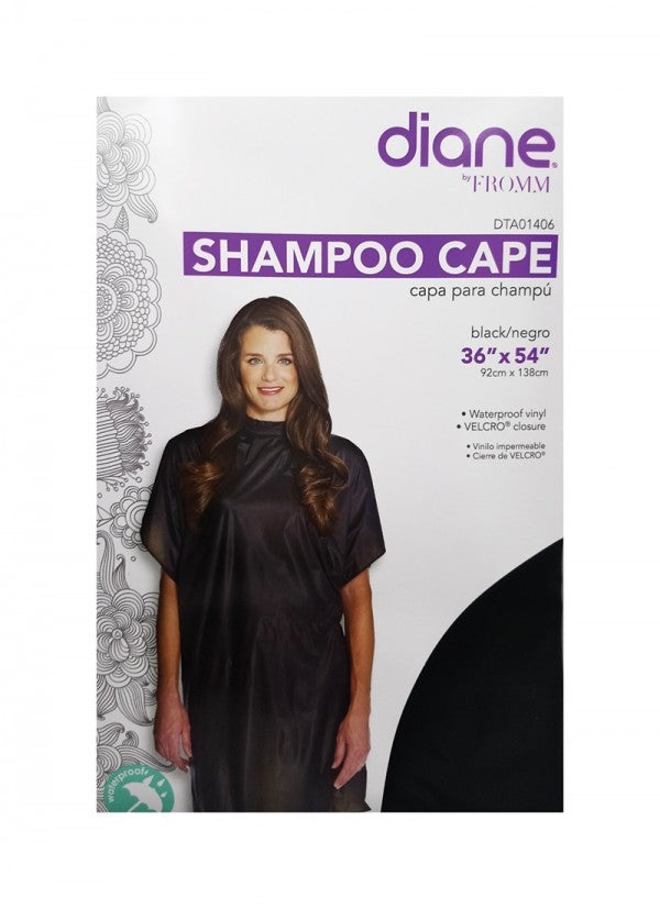 Diane Shampoo Cape 36"x54" - Black