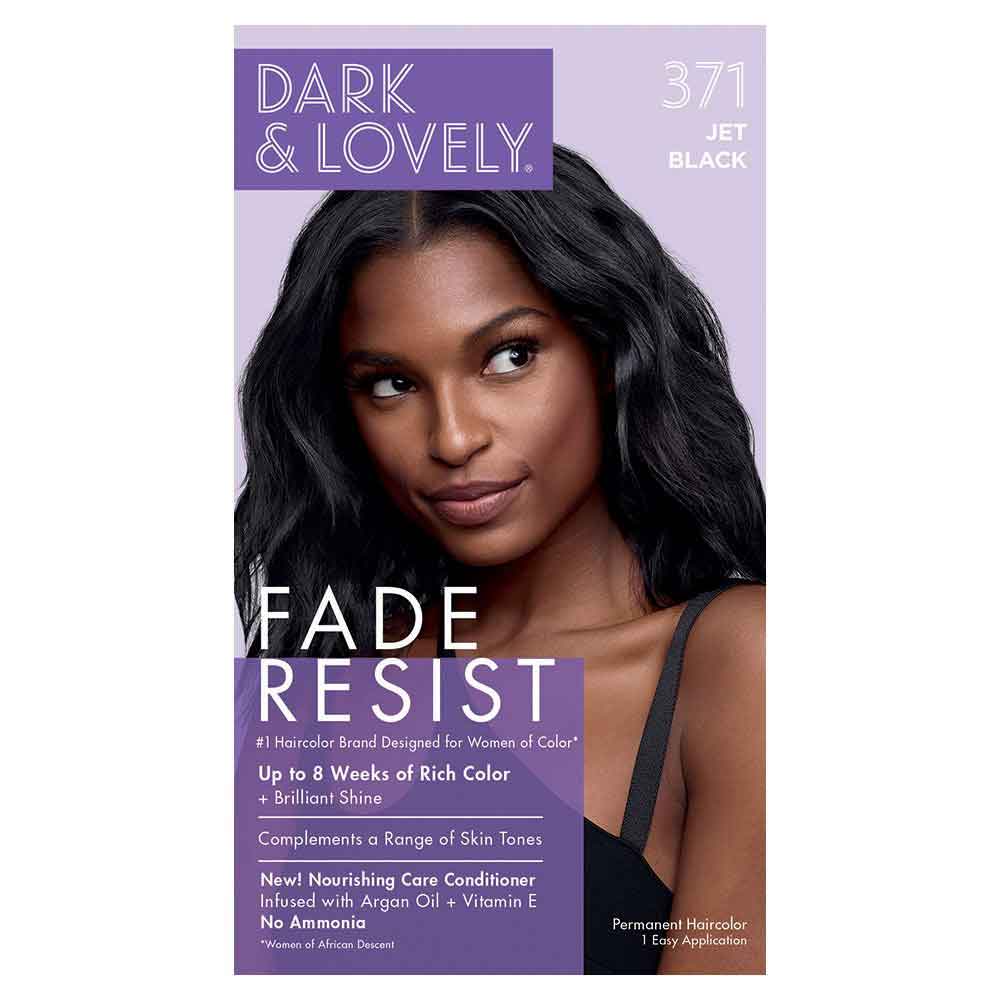 Dark & Lovely Fade Resist Rich Conditioning Hair Color - 371 Jet Black