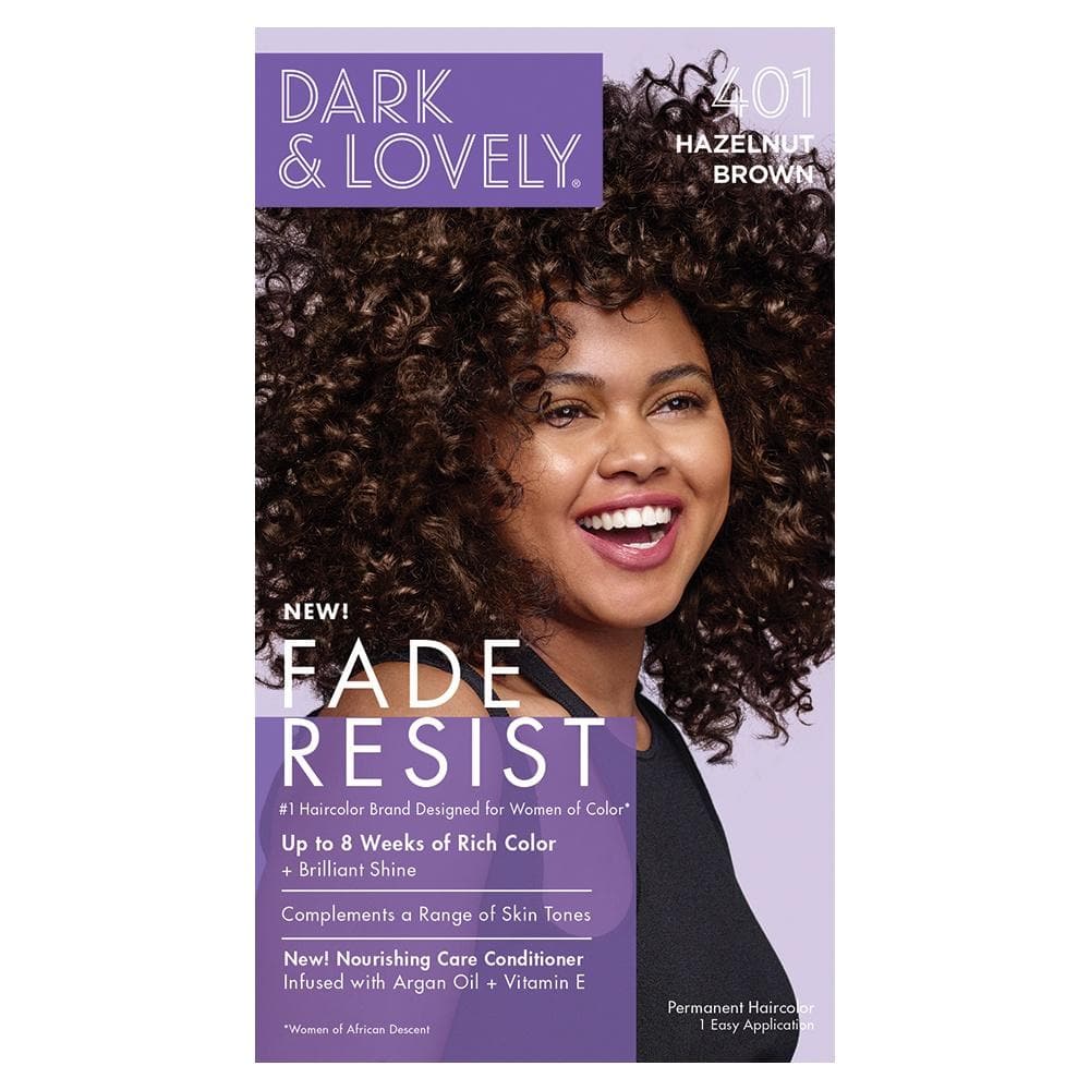Dark & Lovely Fade Resist Rich Conditioning Hair Color - 401 Hazelnut Brown