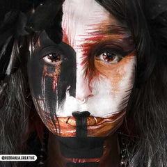 PRIMAL ®  Doom - Red, Black, White Colored Contact Lenses