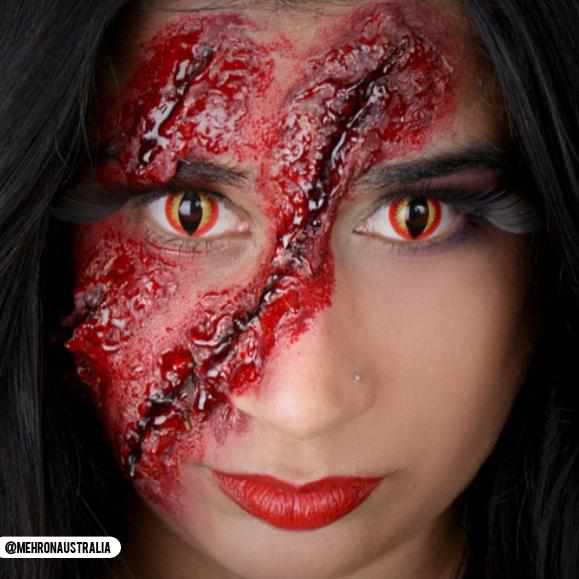 PRIMAL ® Dragon - Red Reptile Colored Contact lenses