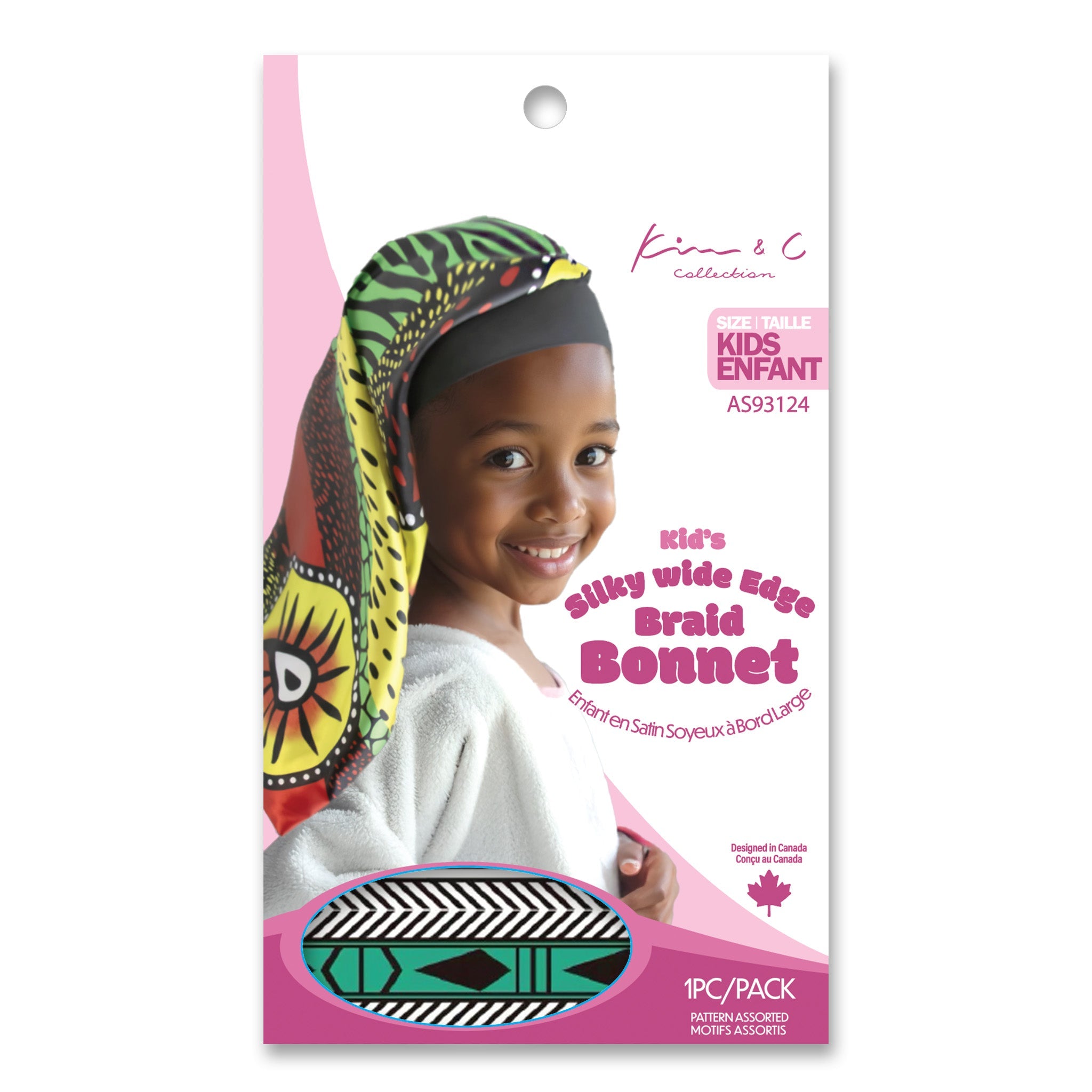 KIM & C Kids Braid Silky Bonnet