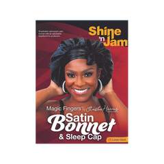 Shine 'n Jam Magic Fingers Satin Bonnet & Sleep Cap