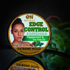 ON Natural 3 Day+ Hold Edge Control Extreme Hold -  Peppermint & Tea Tree Oil