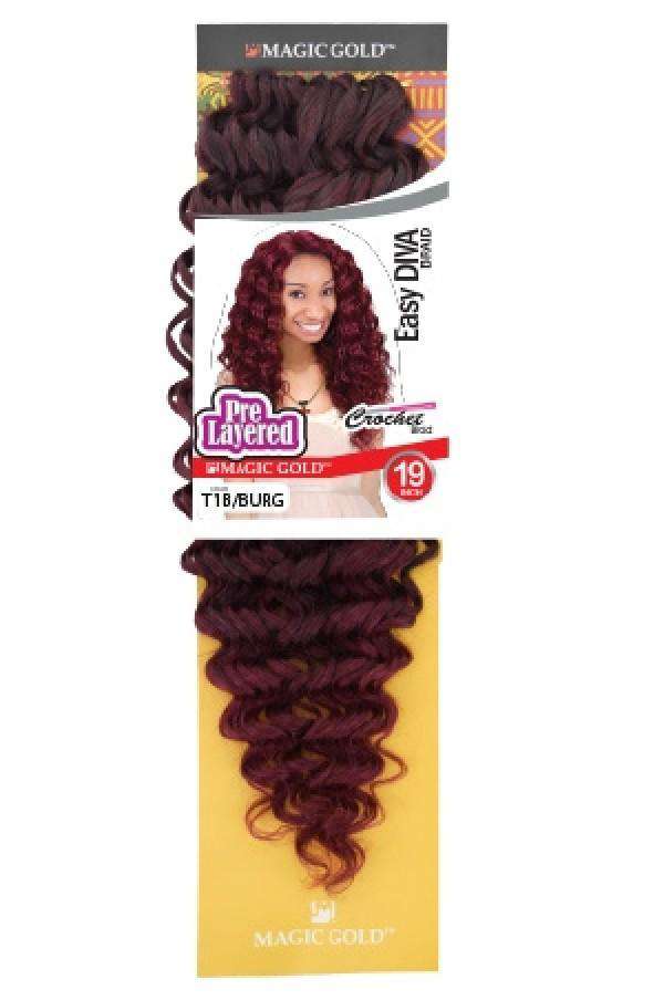 Magic Gold Pre Layered Easy Diva Braid 19"