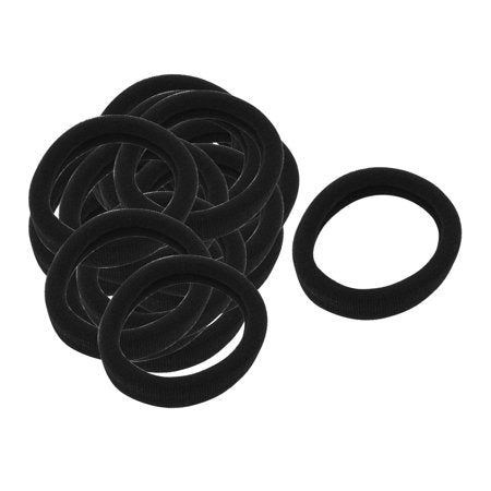 Magic Gold Medium Ponytail Holder 8" Black #EPH07125