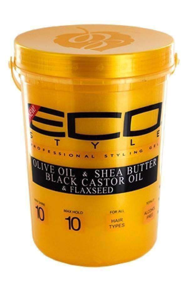 Eco Style Gold Olive Oil & Shea Butter Black Castor Oil & Flaxseed Styling Gel 5lb