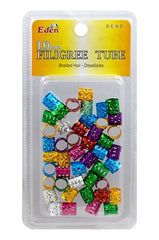 Eden Assorted Filigree Tubes - 10mm #53712