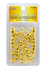 Eden Gold Filigree Tubes - 12x10mm #53725G