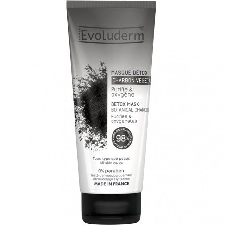 Evoluderm EVOLUDERM® MASQUE DÉTOX CHARBON VÉGÉTAL - Authentic Skincare Treatment