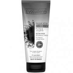 Evoluderm EVOLUDERM® MASQUE DÉTOX CHARBON VÉGÉTAL - Authentic Skincare Treatment