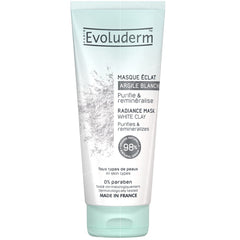 Evoluderm EVOLUDERM® MASQUE ÉCLAT ARGILE BLANC - Authentic Skincare Treatment