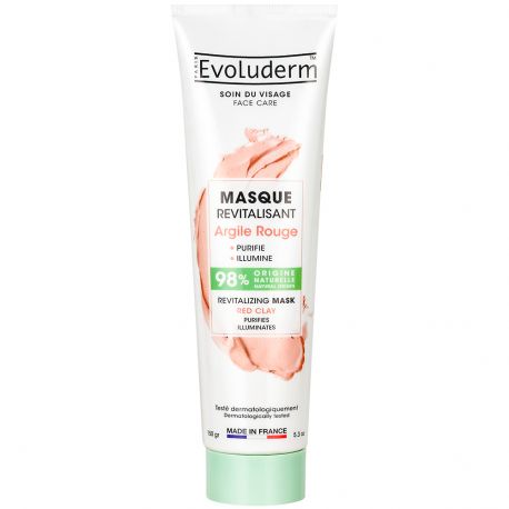 Evoluderm EVOLUDERM® MASQUE REVITALISANT ARGILE ROUGE - Authentic Skincare Treatment